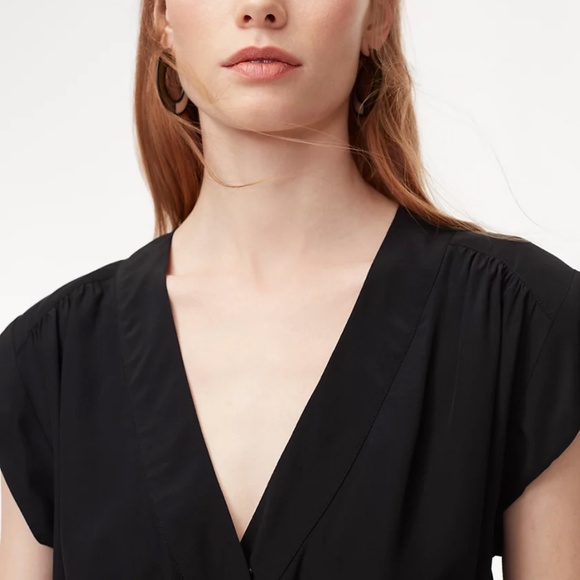 Aritzia Babaton Corbett Romper, Black, Size S - Picture 7 of 10